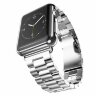 Стальной браслет Solid Stainless для Apple Watch 44 и 42мм (серебряный)
