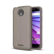 Чехол-накладка Litchi Grain для Motorola Moto C (серый) Чехол-накладка Litchi Grain для Motorola Moto C (серый)