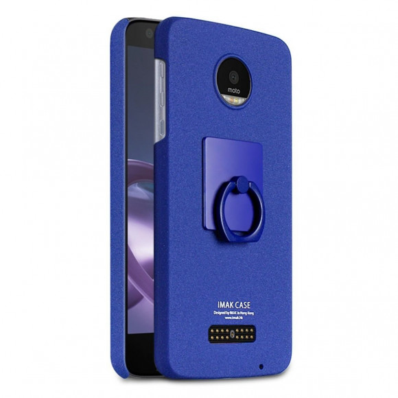 Чехол iMak Finger для Motorola Moto Z Force (голубой) Чехол iMak Finger для Motorola Moto Z Force (голубой)
