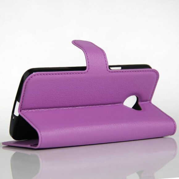 Чехол с визитницей для LG K5 X220DS  (фиолетовый)