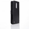Чехол с визитницей для LG K10 (2017) M250 (черный)