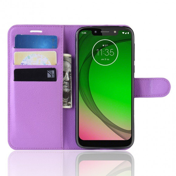 Чехол для Motorola Moto G7 Play (фиолетовый) Чехол для Motorola Moto G7 Play (фиолетовый)