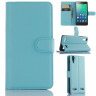 Чехол с визитницей для Lenovo A6000 (голубой)