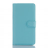 Чехол с визитницей для Lenovo A6000 (голубой)