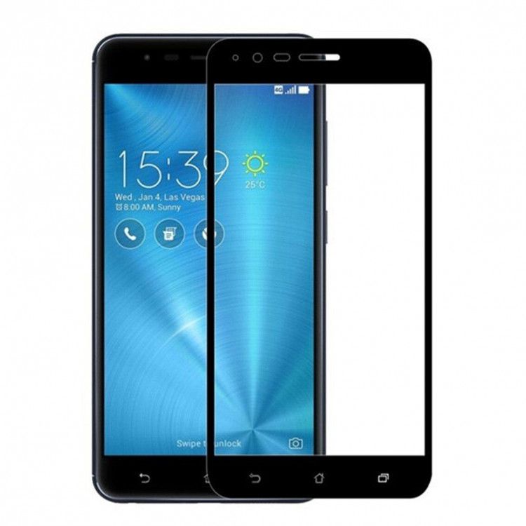 Защитное стекло 3D для Asus Zenfone 3 Zoom ZE553KL (черный)