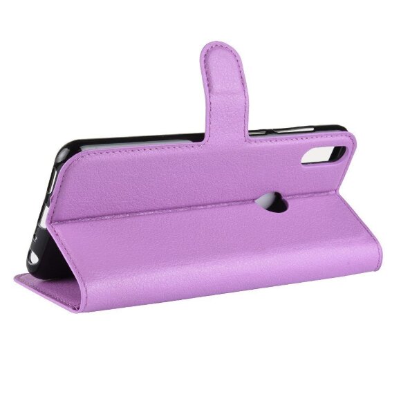 Чехол с визитницей для Asus Zenfone Max Pro (M1) ZB601KL / ZB602KL (фиолетовый)