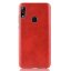 Кожаная накладка-чехол Litchi Texture для Asus Zenfone Max Pro (M2) ZB631KL (красный)