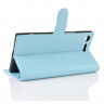 Чехол с визитницей для Sony Xperia XZ Premium (голубой)