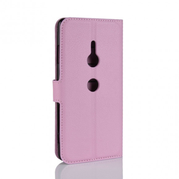 Чехол с визитницей для Sony Xperia XZ3 (розовый)