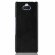Кожаная накладка-чехол Litchi Texture для Sony Xperia 10 Plus (черный)