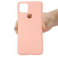 Силиконовый чехол Mobile Shell для Google Pixel 5a 5G (розовый)