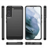Чехол-накладка Carbon Fibre для Samsung Galaxy S23 Plus (черный)