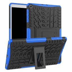 Чехол Hybrid Armor для Samsung Galaxy Tab A 10.1 (2019) SM-T510 / SM-T515 (черный + голубой)