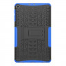 Чехол Hybrid Armor для Samsung Galaxy Tab A 10.1 (2019) SM-T510 / SM-T515 (черный + голубой)