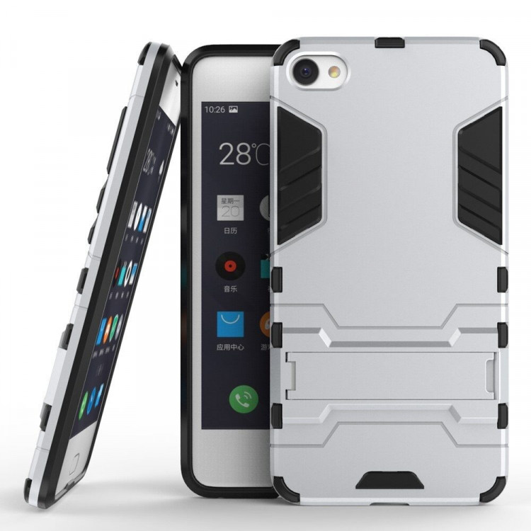 Чехол Duty Armor для Meizu U20 (серебряный)