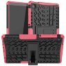 Чехол Hybrid Armor для Samsung Galaxy Tab A7 Lite SM-T220 / SM-T225 (черный + розовый)