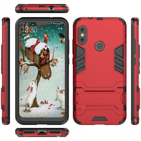 Чехол Duty Armor для Xiaomi Redmi 6 Pro / Mi A2 Lite (красный)