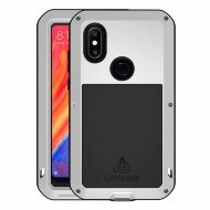 Гибридный чехол LOVE MEI для Xiaomi Mi Mix 2s (серебряный) Гибридный чехол LOVE MEI для Xiaomi Mi Mix 2s (серебряный)