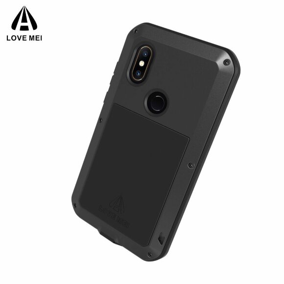 Гибридный чехол LOVE MEI для Xiaomi Mi Mix 2s (серебряный) Гибридный чехол LOVE MEI для Xiaomi Mi Mix 2s (серебряный)