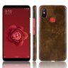 Чехол Litchi Texture для Xiaomi Mi 6X / Mi A2 (коричневый)