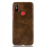 Чехол Litchi Texture для Xiaomi Mi 6X / Mi A2 (коричневый)
