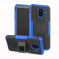 Чехол Hybrid Armor для Samsung Galaxy A6 (черный + голубой) Чехол Hybrid Armor для Samsung Galaxy A6 (черный + голубой)