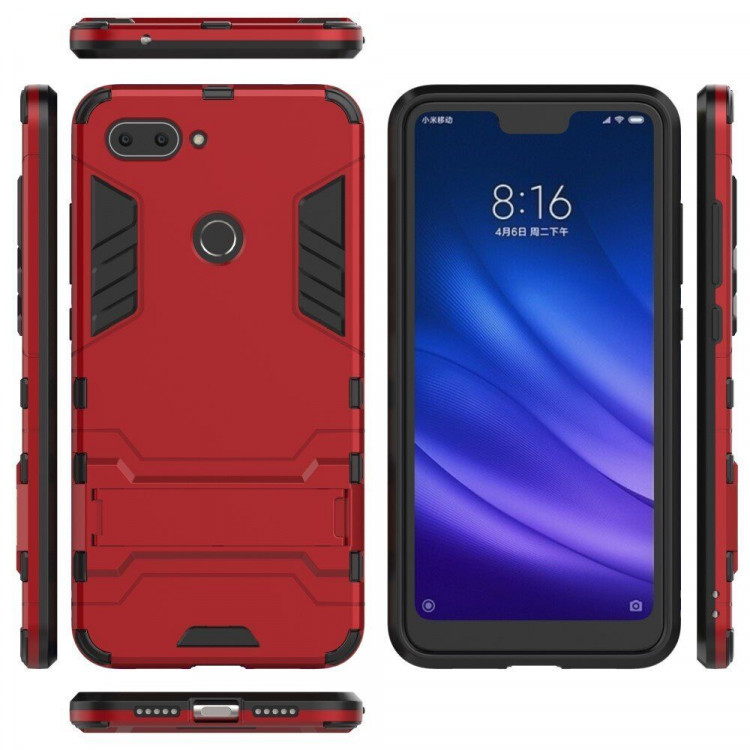 Чехол Duty Armor для Xiaomi Mi 8 Lite (красный)
