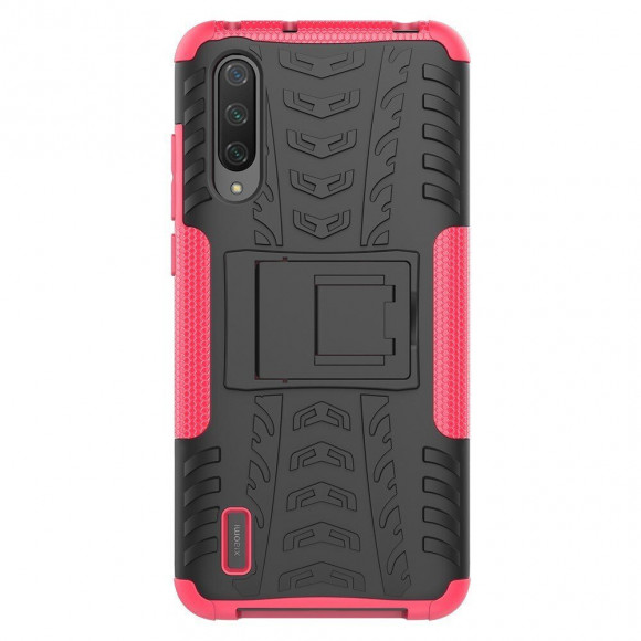 Чехол Hybrid Armor для Xiaomi Mi CC9 / Xiaomi Mi 9 Lite (черный + розовый) Чехол Hybrid Armor для Xiaomi Mi CC9 / Xiaomi Mi 9 Lite (черный + розовый)