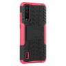 Чехол Hybrid Armor для Xiaomi Mi CC9 / Xiaomi Mi 9 Lite (черный + розовый)