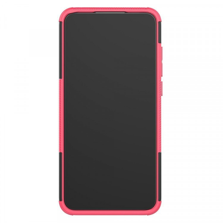 Чехол Hybrid Armor для Xiaomi Mi CC9 / Xiaomi Mi 9 Lite (черный + розовый)