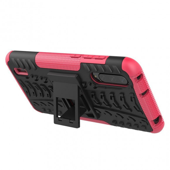 Чехол Hybrid Armor для Xiaomi Mi CC9 / Xiaomi Mi 9 Lite (черный + розовый) Чехол Hybrid Armor для Xiaomi Mi CC9 / Xiaomi Mi 9 Lite (черный + розовый)