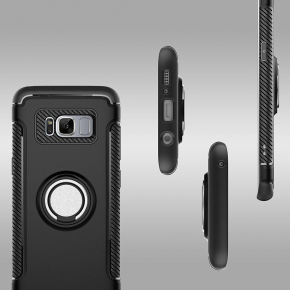 Чехол Hybrid Kickstand для Samsung Galaxy S8+ (черный) Чехол Hybrid Kickstand для Samsung Galaxy S8+ (черный)
