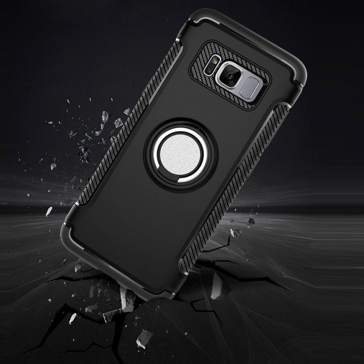 Чехол Hybrid Kickstand для Samsung Galaxy S8+ (черный)