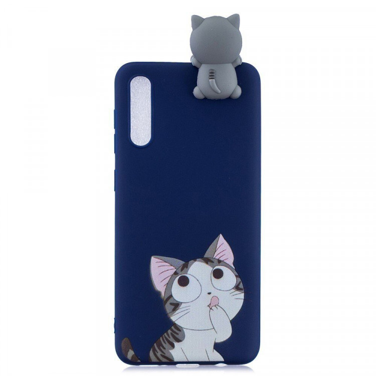 Силиконовый чехол 3D для Samsung Galaxy A50 / Galaxy A50s / Galaxy A30s (Cat)