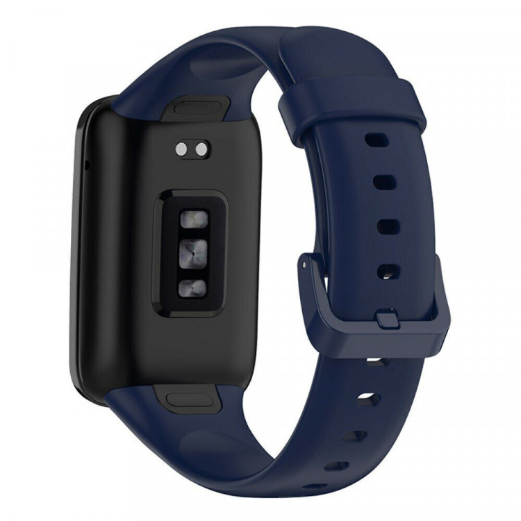 Силиконовый ремешок для Xiaomi Smart Band 7 Pro (темно-синий)