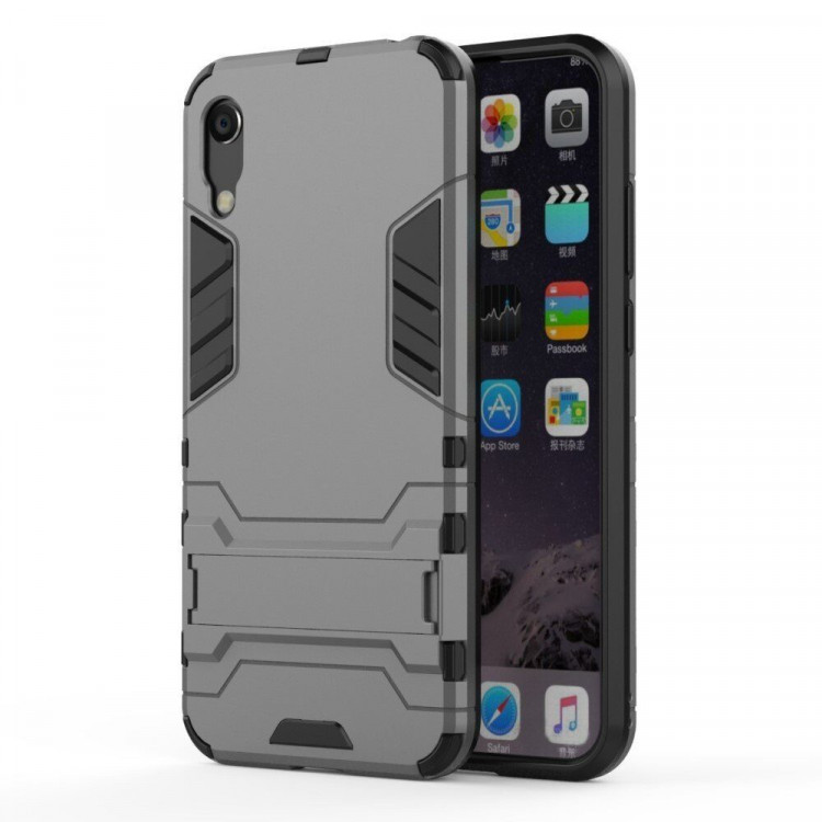 Чехол Duty Armor для Huawei Y6 Pro (2019) (серый)