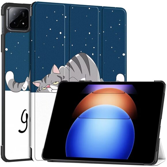 Чехол для Xiaomi Pad 6S Pro (Good Night Cat)