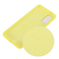 Силиконовый чехол Mobile Shell для Samsung Galaxy S20 (желтый)