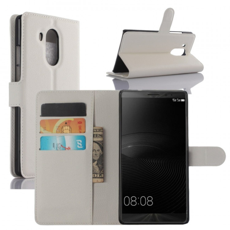 Чехол с визитницей для Huawei Mate 8 (белый)
