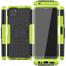 Чехол Hybrid Armor для Samsung Galaxy A22s 5G (черный + зеленый)