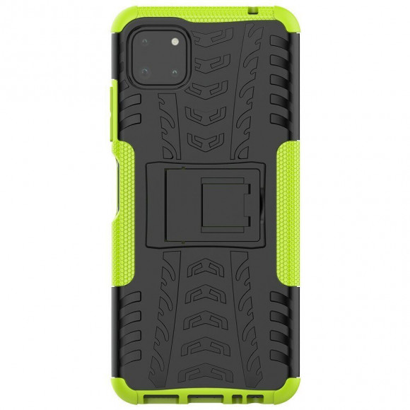 Чехол Hybrid Armor для Samsung Galaxy A22s 5G (черный + зеленый)