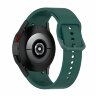 Силиконовый ремешок для Samsung Galaxy Watch 5 / Watch 5 Pro (темно-зеленый)