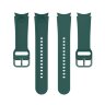 Силиконовый ремешок для Samsung Galaxy Watch 5 / Watch 5 Pro (темно-зеленый)