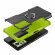 Чехол Armor Shockproof Ring Holder для Infinix Note 11 Pro (черный + зеленый)
