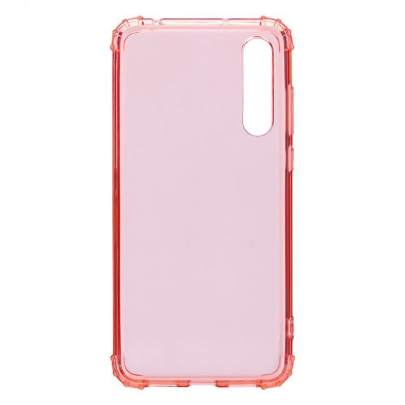 Силиконовый чехол с усиленными бортиками для Huawei P20 Pro / P20 Plus (розовый)