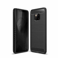 Чехол-накладка Carbon Fibre для Huawei Mate 20 Pro (черный)