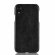 Чехол Litchi Texture для iPhone XR (черный)