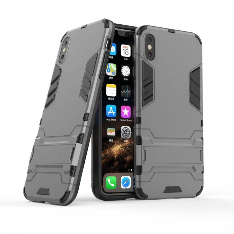 Чехол Duty Armor для iPhone XS Max (серый)