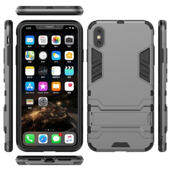 Чехол Duty Armor для iPhone XS Max (серый) Чехол Duty Armor для iPhone XS Max (серый)