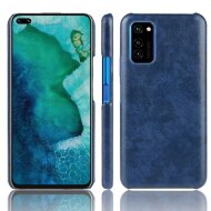 Кожаная накладка-чехол для Honor V30 / Honor View 30 Pro (синий) Кожаная накладка-чехол для Honor V30 / Honor View 30 Pro (синий)